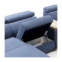 Sedací souprava BOLZANO U | 270x383x175 cm | rozkládací + 2x úložný prostor | levá | VÝBĚR TKANIN