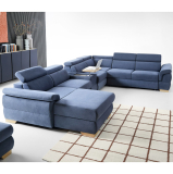 Sedací souprava BOLZANO U | 175x383x270 cm | rozkládací + 2x úložný prostor | pravá | VÝBĚR TKANIN