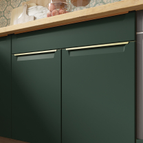 GLAMOUR z | dolní skříňka GLA-13D dřezová | 90 cm | zelená mat
