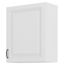 STILO bb | horní skříňka 60G-72 1F s 2 policemi | 60 cm | bílá/bílá mat | UNI dvířka