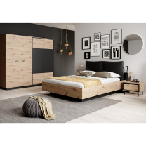 NEST | komoda 4S | 90 cm | artisan/antracit | POSLEDNÍ KUSY