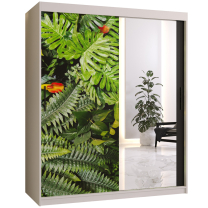 Šatní skříň Paproč 2 | 150 cm | bílá