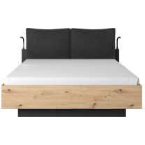 Ložnice NEST | 5 dílů + LED osvětlení + rošt s plynovými písty + KVALITNÍ MATRACE | POSLEDNÍ KUS