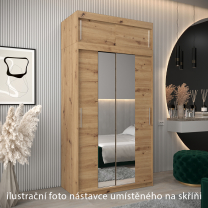 Nástavec | 120x40x62 cm | artisan | pro vybrané posuvné skříně