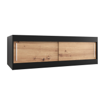 Nástavec | 150x40x62 cm | černá/artisan | pro vybrané posuvné skříně