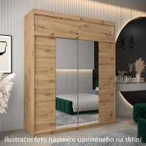 Nástavec | 200x40x62 cm | artisan | pro posuvné skříně