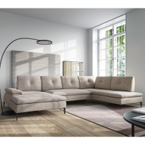 Sedací souprava ZANDA U2 | 172x350x205 cm | rozkládací + úložný prostor | VÝBĚR TKANIN