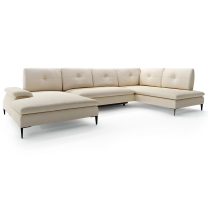 Sedací souprava ZANDA U2 | 172x350x205 cm | rozkládací + úložný prostor | VÝBĚR TKANIN