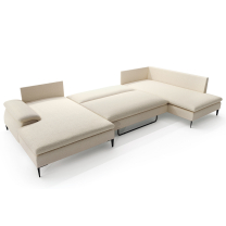 Sedací souprava ZANDA U2 | 172x350x205 cm | rozkládací + úložný prostor | VÝBĚR TKANIN