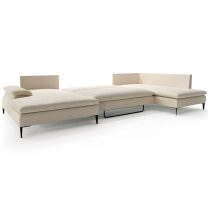 Sedací souprava ZANDA U2 | 172x350x205 cm | rozkládací + úložný prostor | VÝBĚR TKANIN