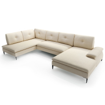 Sedací souprava ZANDA U2 | 205x350x172 cm | rozkládací + úložný prostor | VÝBĚR TKANIN