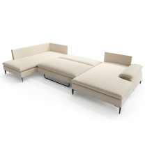 Sedací souprava ZANDA U2 | 205x350x172 cm | rozkládací + úložný prostor | VÝBĚR TKANIN