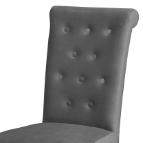 Jídelní židle ADRIANA | 46 cm | s ozdobným klepadlem | VÝBĚR TKANIN a NOŽIČEK