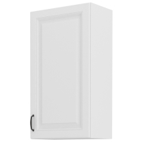 STILO bb | horní skříňka 50G-90 1F se 3 policemi | 50 cm | bílá/bílá mat | UNI dvířka