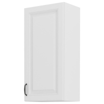 STILO bb | horní skříňka 45G-90 1F se 3 policemi | 45 cm | bílá/bílá mat | UNI dvířka