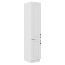 STILO bb | vysoká skříňka 40DK-210 2F potravinová | 40 cm | bílá mat | UNI dvířka
