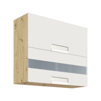 Kuchyňská linka POCKET b | 370x330 cm | bílá lesk | VÝBĚR BARVY KORPUSU