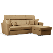 Sedací souprava SLIM Lux | 215x164 | rozkládací + úložný prostor | 02 béžová | LEVÁ i PRAVÁ