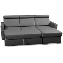 Sedací souprava SLIM Lux | 215x164 | rozkládací + úložný prostor | 18 zelená | LEVÁ i PRAVÁ