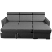 Sedací souprava SLIM Lux | 215x164 | rozkládací + úložný prostor | 18 zelená | LEVÁ i PRAVÁ
