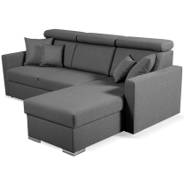 Sedací souprava SLIM Lux | 215x164 | rozkládací + úložný prostor | 18 zelená | LEVÁ i PRAVÁ