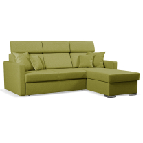 Sedací souprava SLIM Lux | 215x164 | rozkládací + úložný prostor | 18 zelená | LEVÁ i PRAVÁ