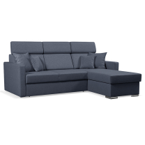 Sedací souprava SLIM Lux | 215x164 | rozkládací + úložný prostor | 20 tmavě modrá | LEVÁ i PRAVÁ