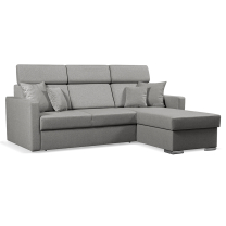 Sedací souprava SLIM Lux | 215x164 | rozkládací + úložný prostor | 32 šedá | LEVÁ i PRAVÁ