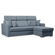 Sedací souprava SLIM Lux | 215x164 | rozkládací + úložný prostor | 33 modrá | LEVÁ i PRAVÁ