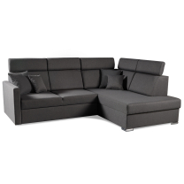 Sedací souprava SLIM Lux XL | 238x180 | PRAVÁ | rozkládací + úložný prostor | 10 oranžová