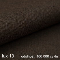 Sedací souprava SLIM Lux XL | 238x180 | PRAVÁ | rozkládací + úložný prostor | 13 tmavě hnědá