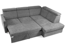 Sedací souprava SLIM Rosario MAX + křeslo | 238x180 | PRAVÁ | 466/456 azurová | POSLEDNÍ KUS