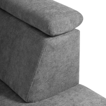 Sedací souprava SLIM Rosario MAX + křeslo | 238x180 | PRAVÁ | 466/456 azurová | POSLEDNÍ KUS