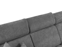 Sedací souprava SLIM Rosario MAX + křeslo | 238x180 | PRAVÁ | 466/456 azurová | POSLEDNÍ KUS