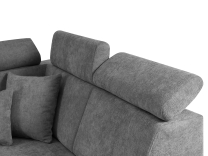 Sedací souprava SLIM Rosario MAX + křeslo | 238x180 | PRAVÁ | 466/456 azurová | POSLEDNÍ KUS