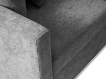 Sedací souprava SLIM Rosario MAX + křeslo | 238x180 | PRAVÁ | 466/456 azurová | POSLEDNÍ KUS
