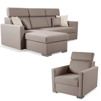 Sedací souprava rozkládací SLIM + křeslo | 215x164 | tatum 273 | POSLEDNÍ KUS