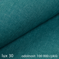 Sedací souprava SLIM Lux XL | 238x180 | PRAVÁ | rozkládací + úložný prostor | 30 tyrkysová