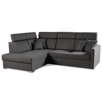 Sedací souprava SLIM Lux XL | 180x238 | LEVÁ | rozkládací + úložný prostor | 31 světle šedá