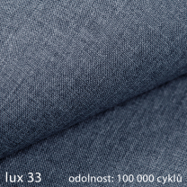 Sedací souprava SLIM Lux XL | 238x180 | PRAVÁ | rozkládací + úložný prostor | 33 modrá