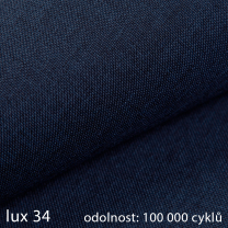 Sedací souprava SLIM Lux XL | 238x180 | PRAVÁ | rozkládací + úložný prostor | 34 námořnická modrá