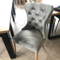 Jídelní set LUX | rozkládací stůl ⌀ 110 cm kulatý + 4x židle WILLIAM | VÝBĚR BAREV A TKANIN