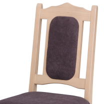 Jídelní set SATURN P | rozkládací stůl 140x80 + 4x židle KOS P-12 | VÝBĚR BAREV A TKANIN