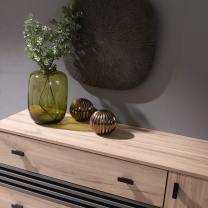 ALLMO | komoda AL18 | 60 cm | dub estana/antracit