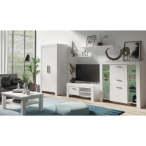 CEZAR b | vitrína 6 | 60 cm | bílá