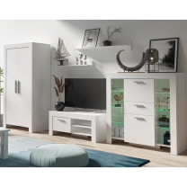 CEZAR b | zrcadlo 20 | 100x46 cm | bílá
