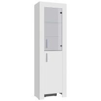 Obývací stěna CEZAR b | sestava D | 4 díly | 290 cm | bílá