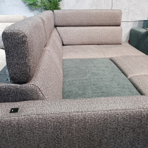 Sedací souprava ALLICANTE | 241x162 | rozkládací + USB + úlož. prostor | VÝBĚR TKANIN