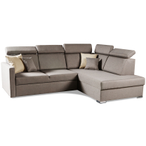 Sedací souprava SLIM L 32 + křeslo | 238x180 | PRAVÁ | Tatum 273 šedohnědá | POSLEDNÍ KUS