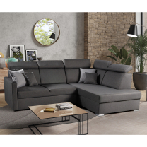 Sedací souprava SLIM L 32 + křeslo | 238x180 | PRAVÁ | Tatum 273 šedohnědá | POSLEDNÍ KUS